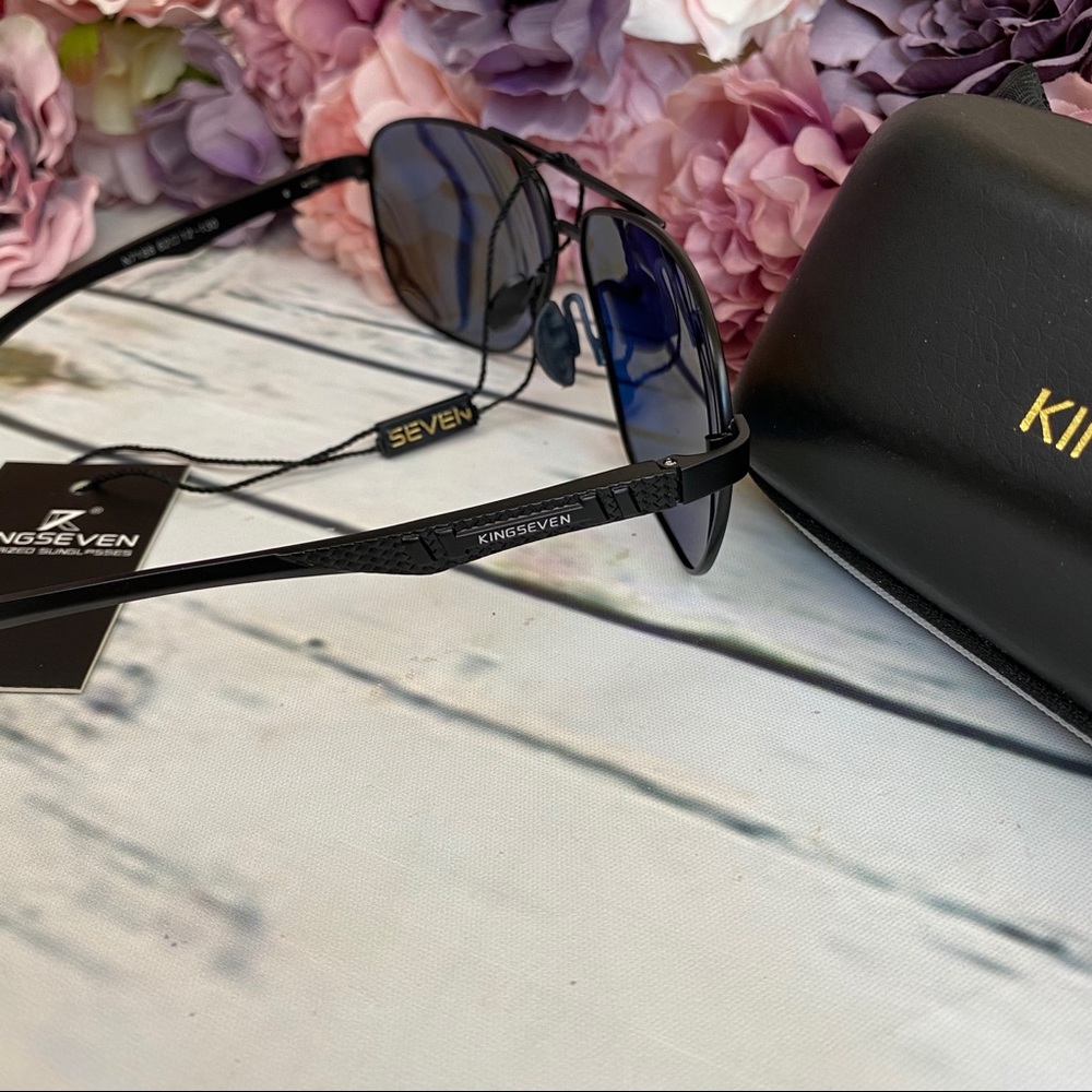 KINGSEVEN Classic Red Polarized Sun Glasses - Picture 12 of 15